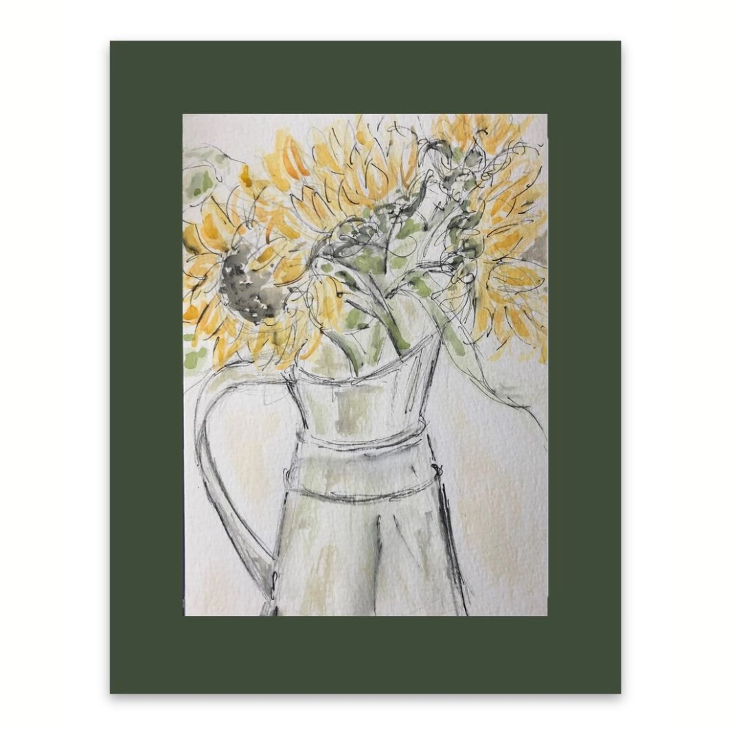 Sunflowers watercolour