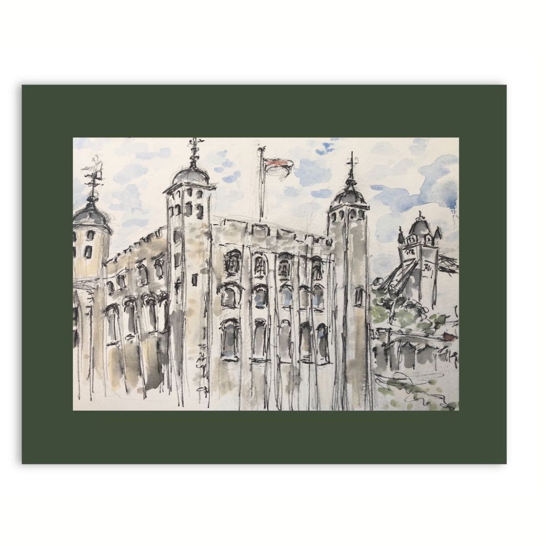 Tower of London watercolour