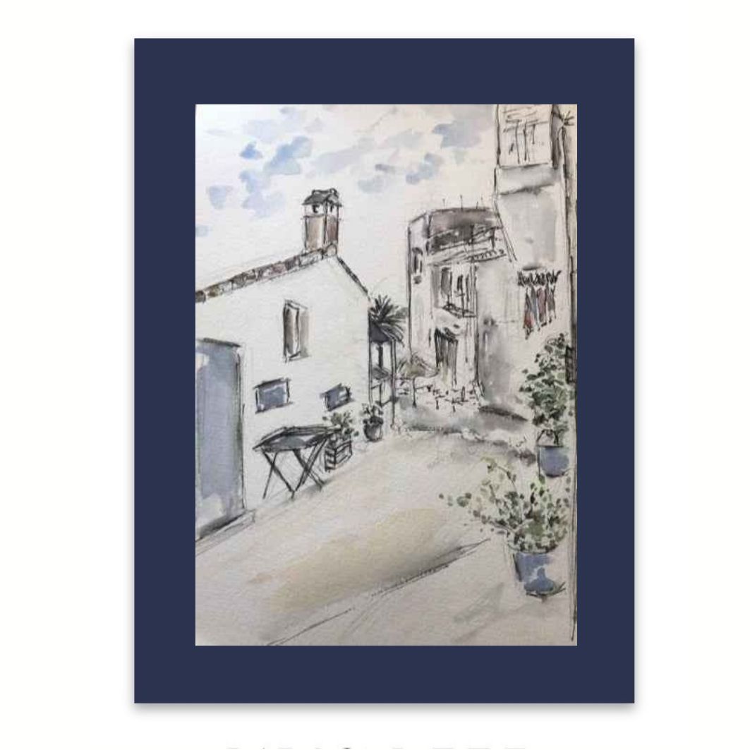 Mediterranean Meanderings watercolour