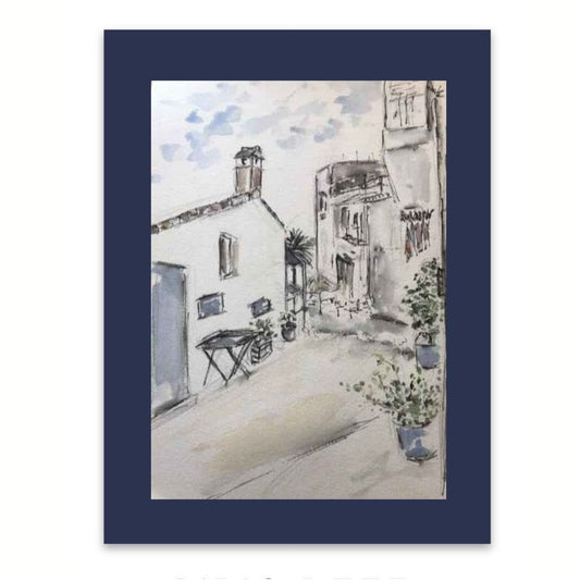 Mediterranean Meanderings watercolour