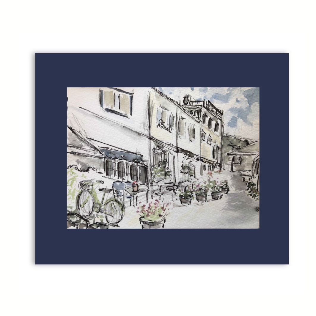Spanish Lanes watercolour