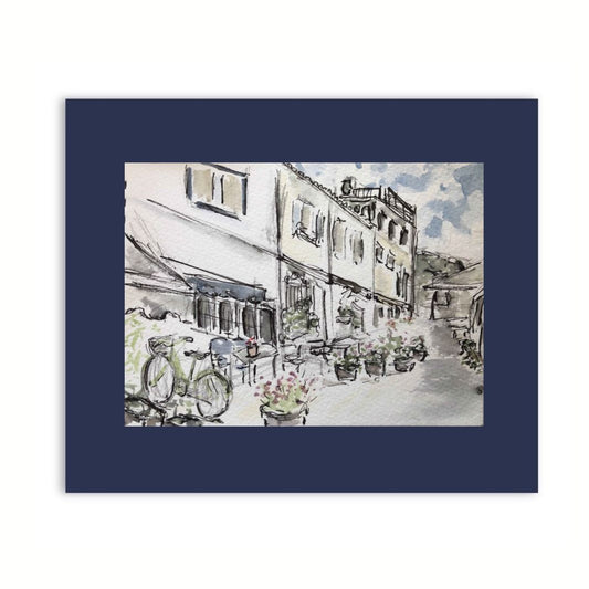 Spanish Lanes watercolour