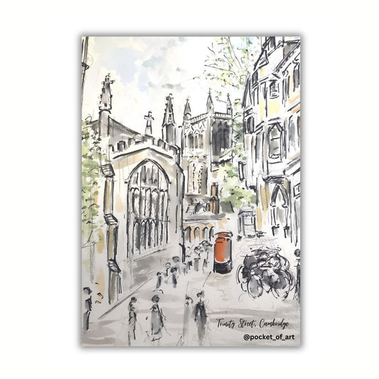 Trinity St, Cambridge Print