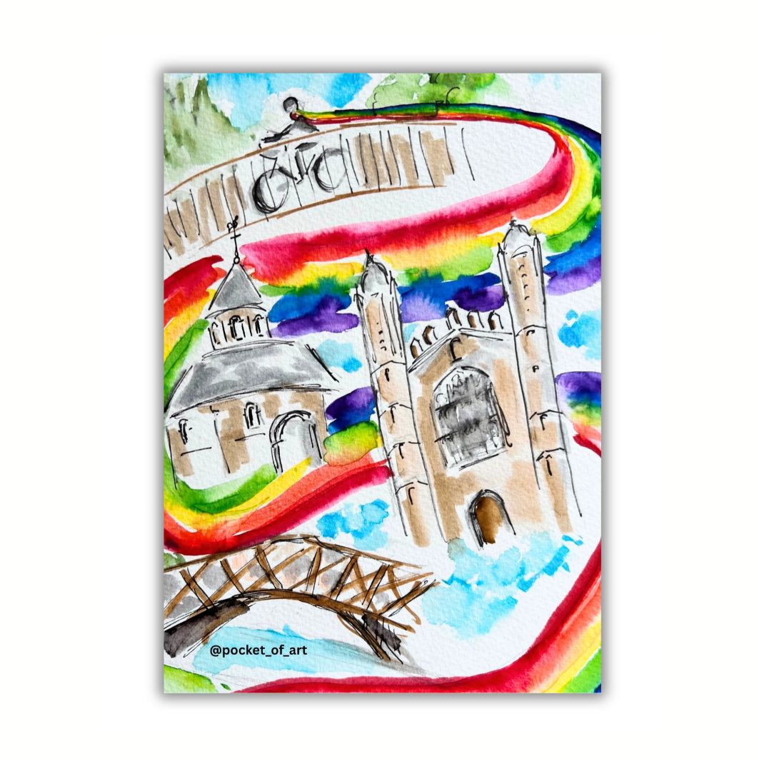 Cambridge Rainbow Scenes Print
