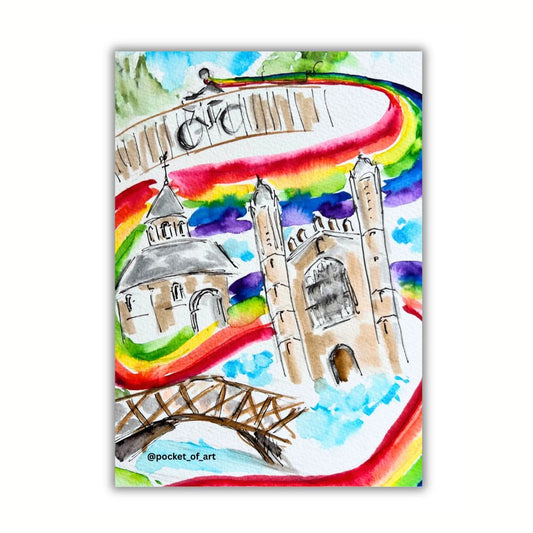 Cambridge Rainbow Scenes Print