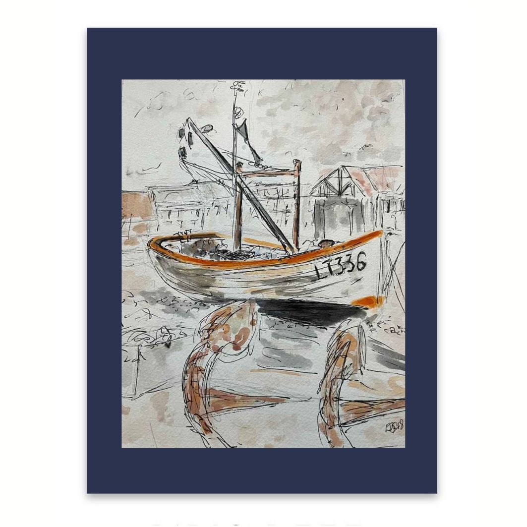 Fishing Boat in Aldeburgh, Suffolk