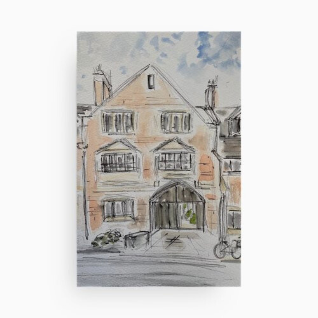 Westcott House Postcard - Pocket of Art Greeting & Note Cards