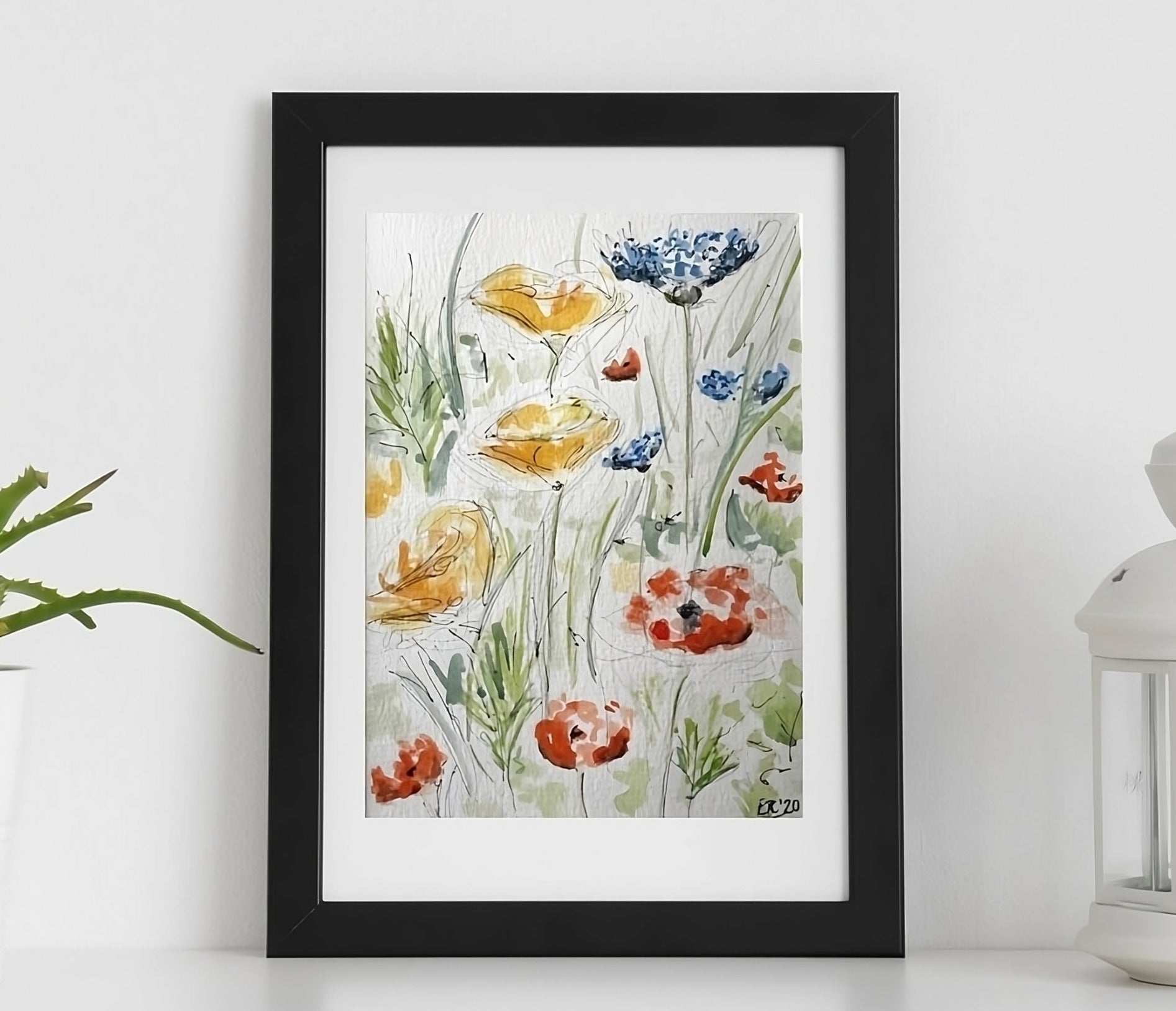 Wild Meadow Flowers - Pocket of Art Watercolour