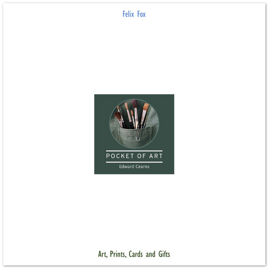 Felix Fox Greeting Cards (Pack of 10) with Envelopes