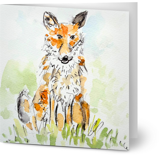 Felix Fox Greeting Cards (Pack of 10) with Envelopes