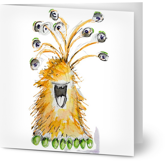 Monster Wheels Greeting Cards (Pack of 10) with Envelopes