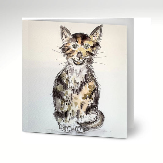 Tabby Cat Greeting Cards (Pack of 10) with Envelopes