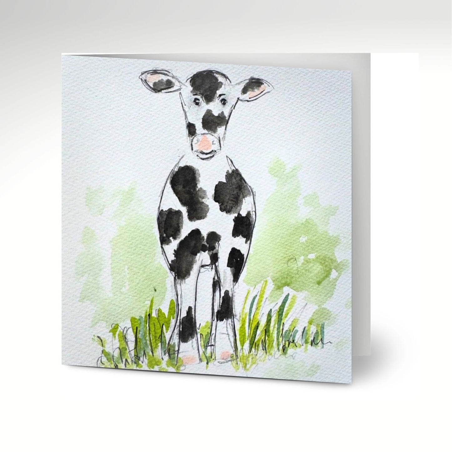 Spring Calf Greeting Cards (Pack of 10) with Envelopes