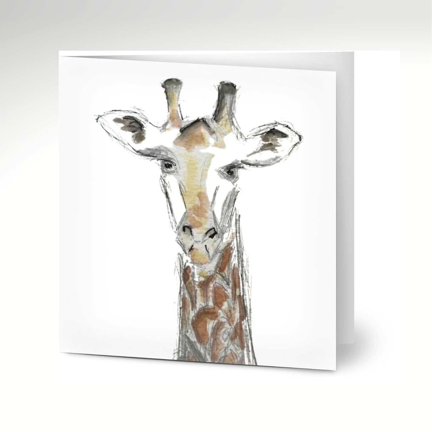 Giraffe Greeting Cards x 10