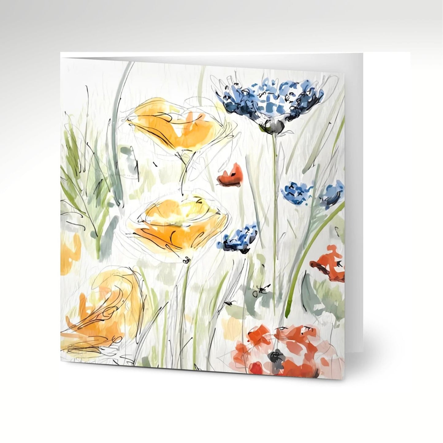 Summer Meadow Greeting Cards x 10