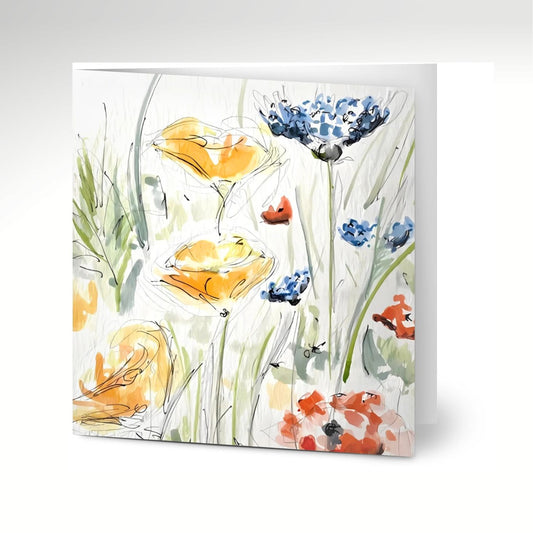 Summer Meadow Greeting Cards x 10