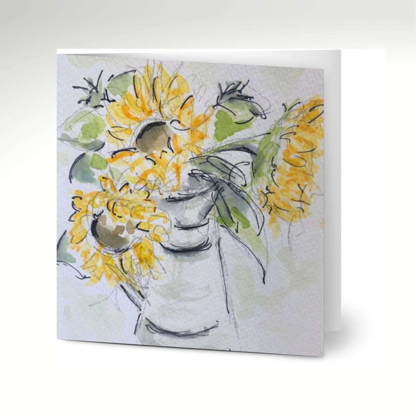 Sunflowers in a Jug Greeting Cards x 10