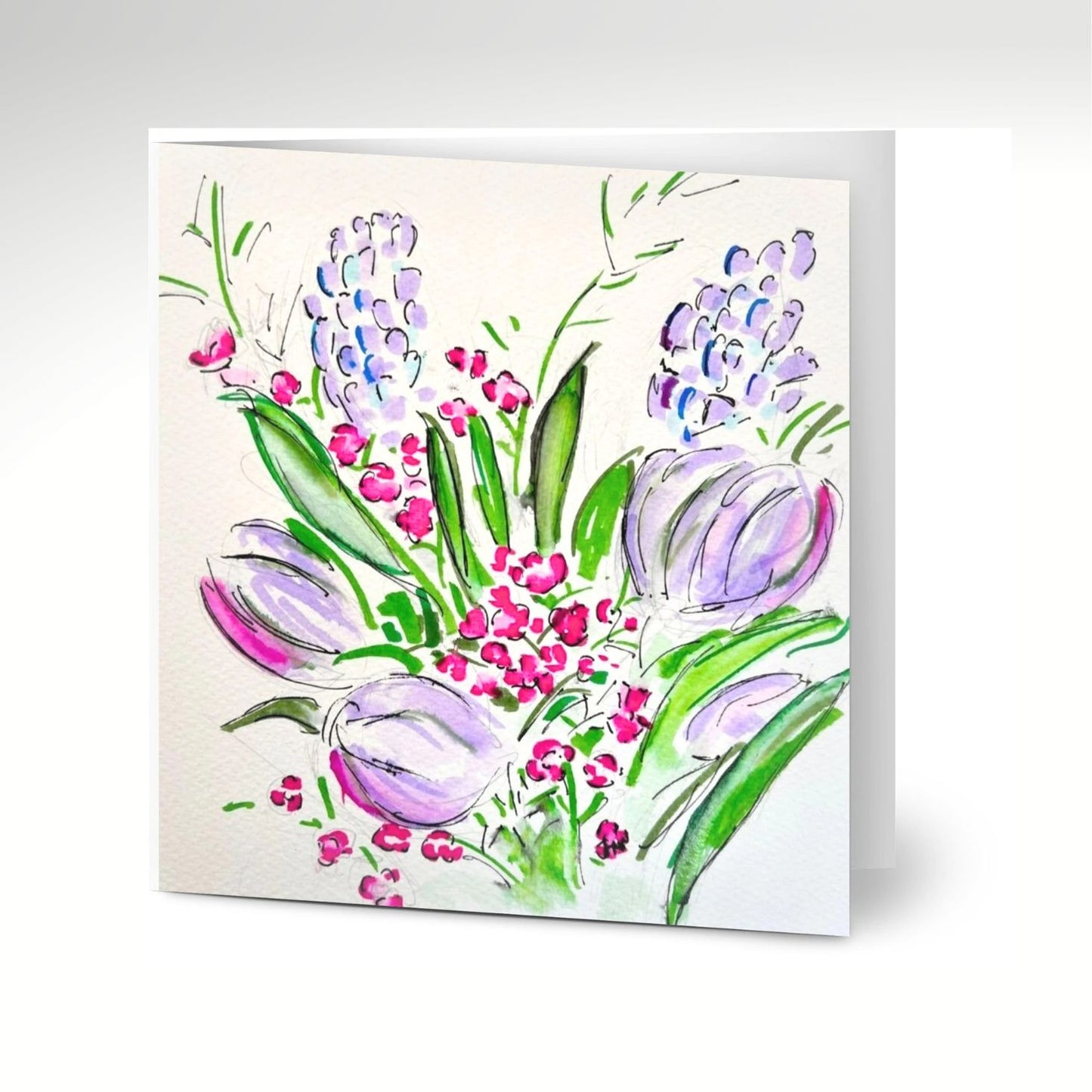Morning Bloom Greeting Cards x 10