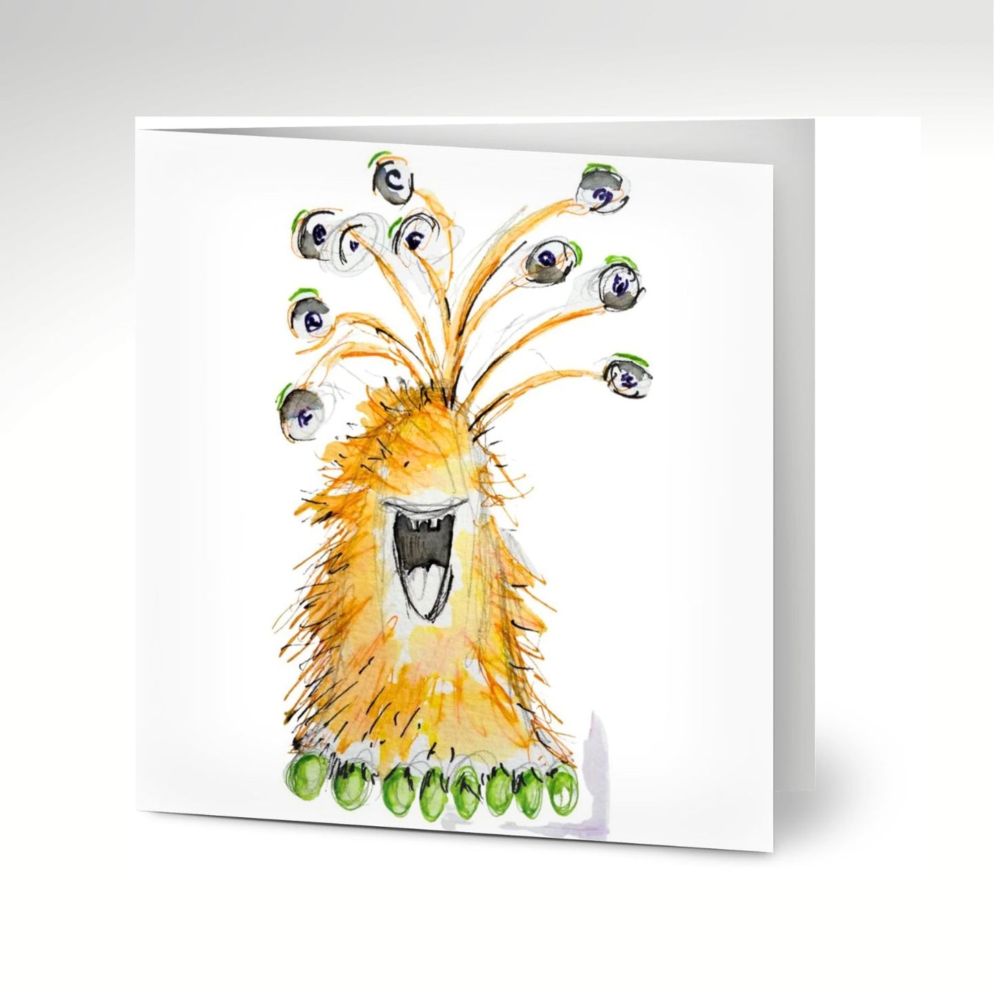 Monster Wheels Greeting Cards (Pack of 10) with Envelopes