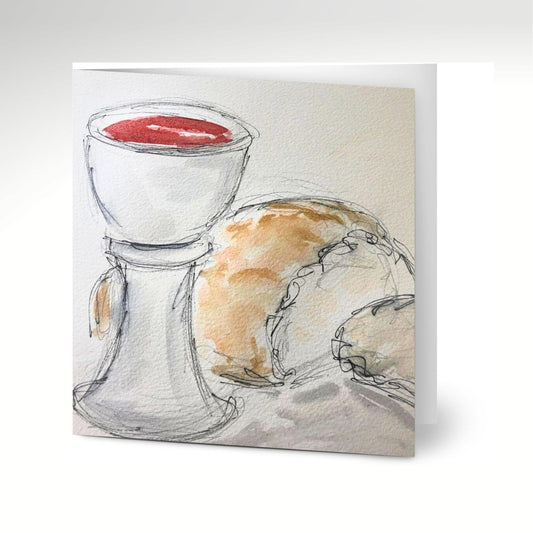 The Eucharist Cards (Pack of 10) with Envelopes