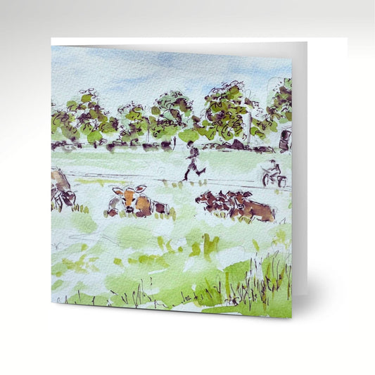 Midsummer Common, Cambridge Greeting Cards x 10