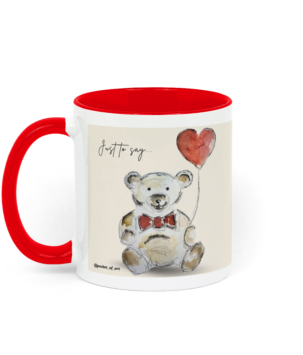 Mug with Teddy Balloon
