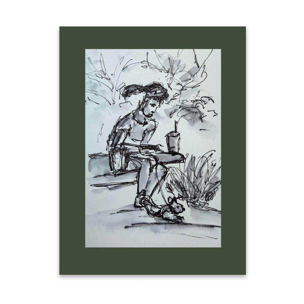 Sketch in the park