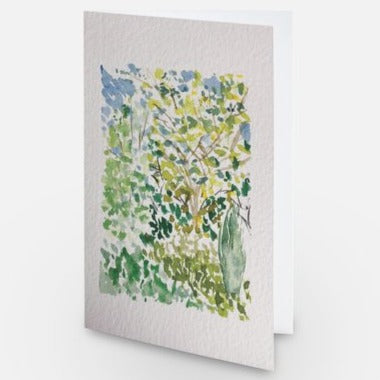 A summer view greetings card - Pocket of Art Greetings Card