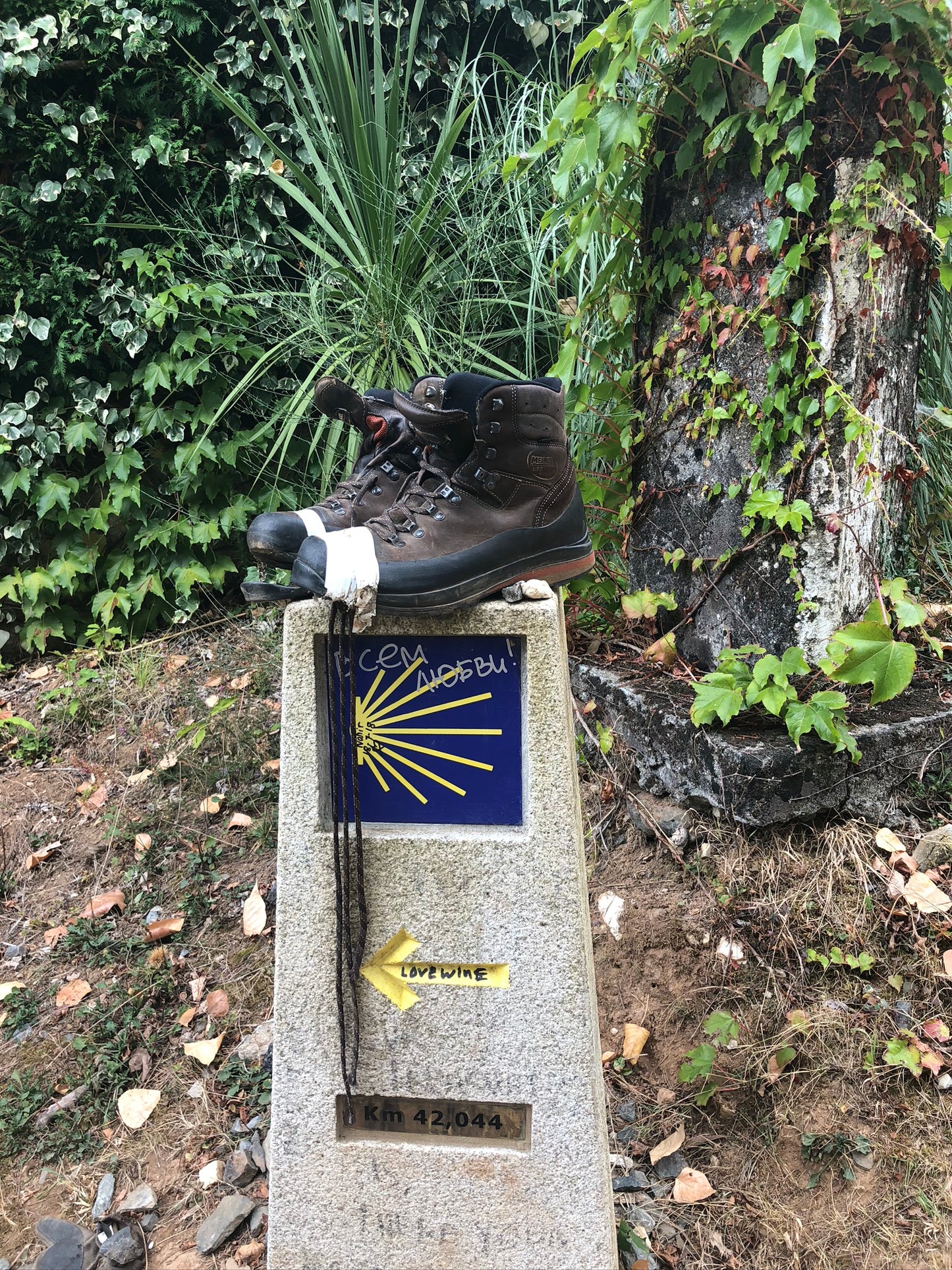 Boots on the Chemin de Sainte-Jaques - Pocket of Art Illustration