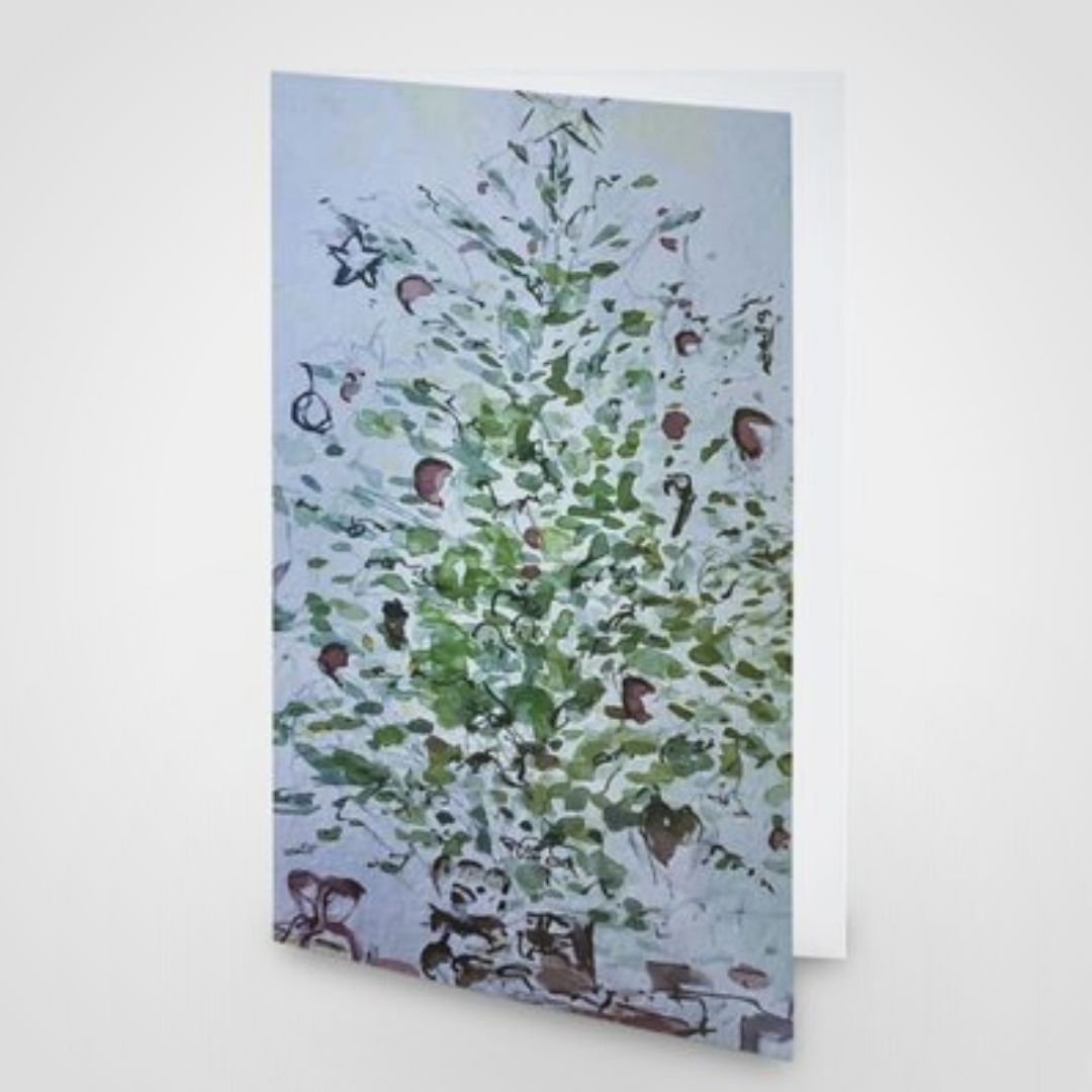 Christmas Tree Greetings Card - Pocket of Art Greetings Card