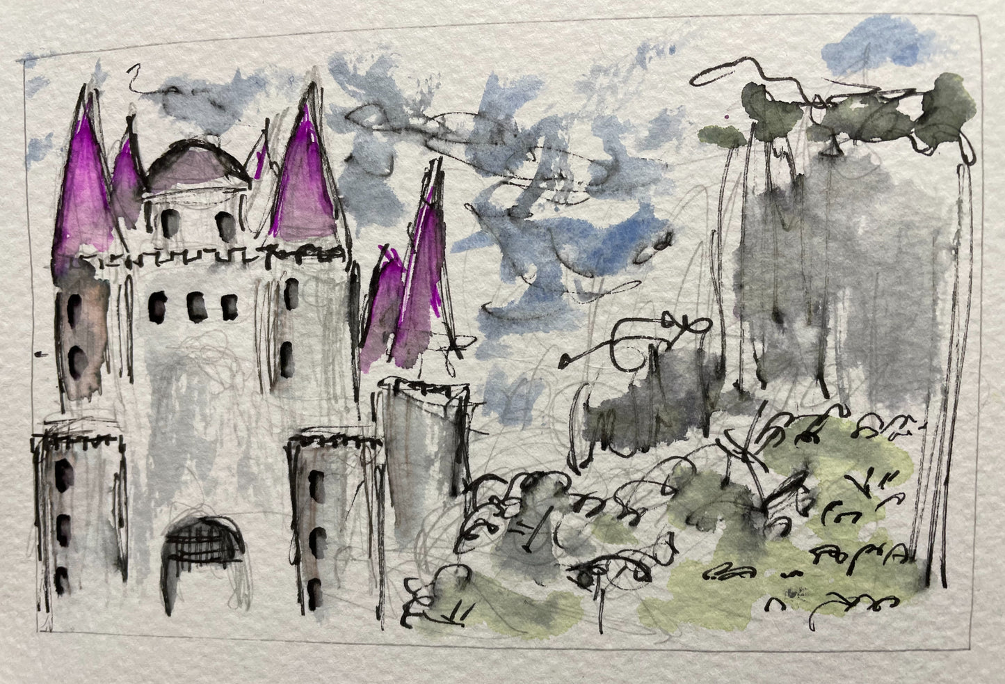 Fairytale Castle - Pocket of Art Illustration