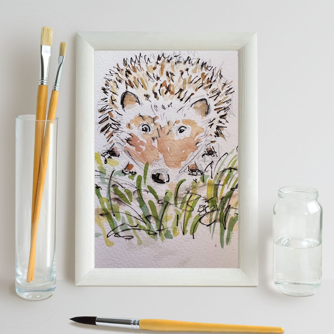 Holly Hedgehog - Pocket of Art Illustration