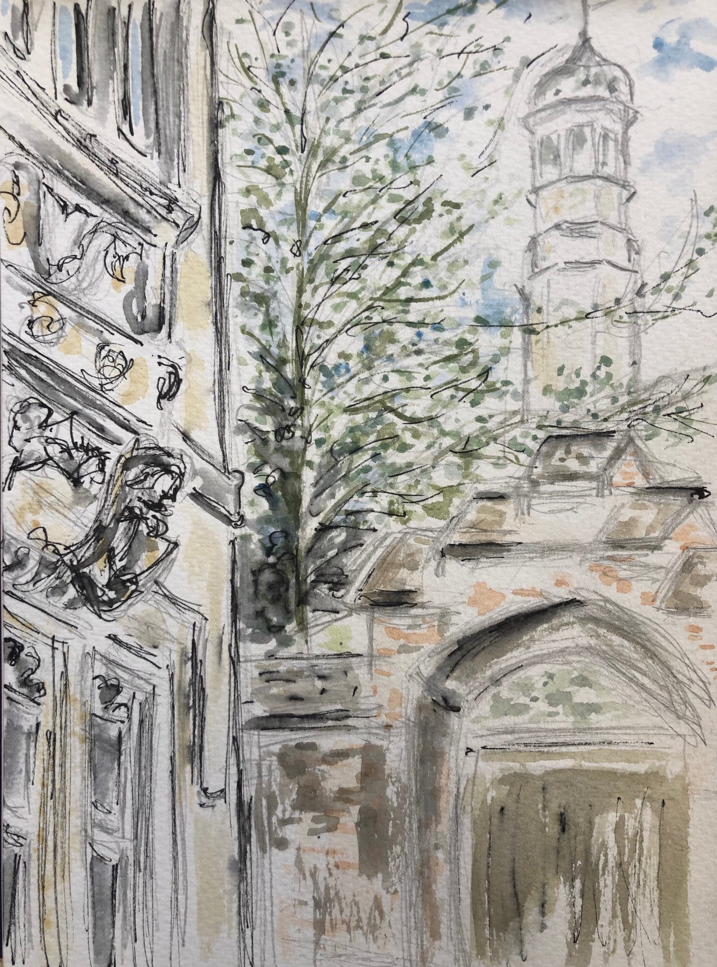A Cambridge view, Hobson Street