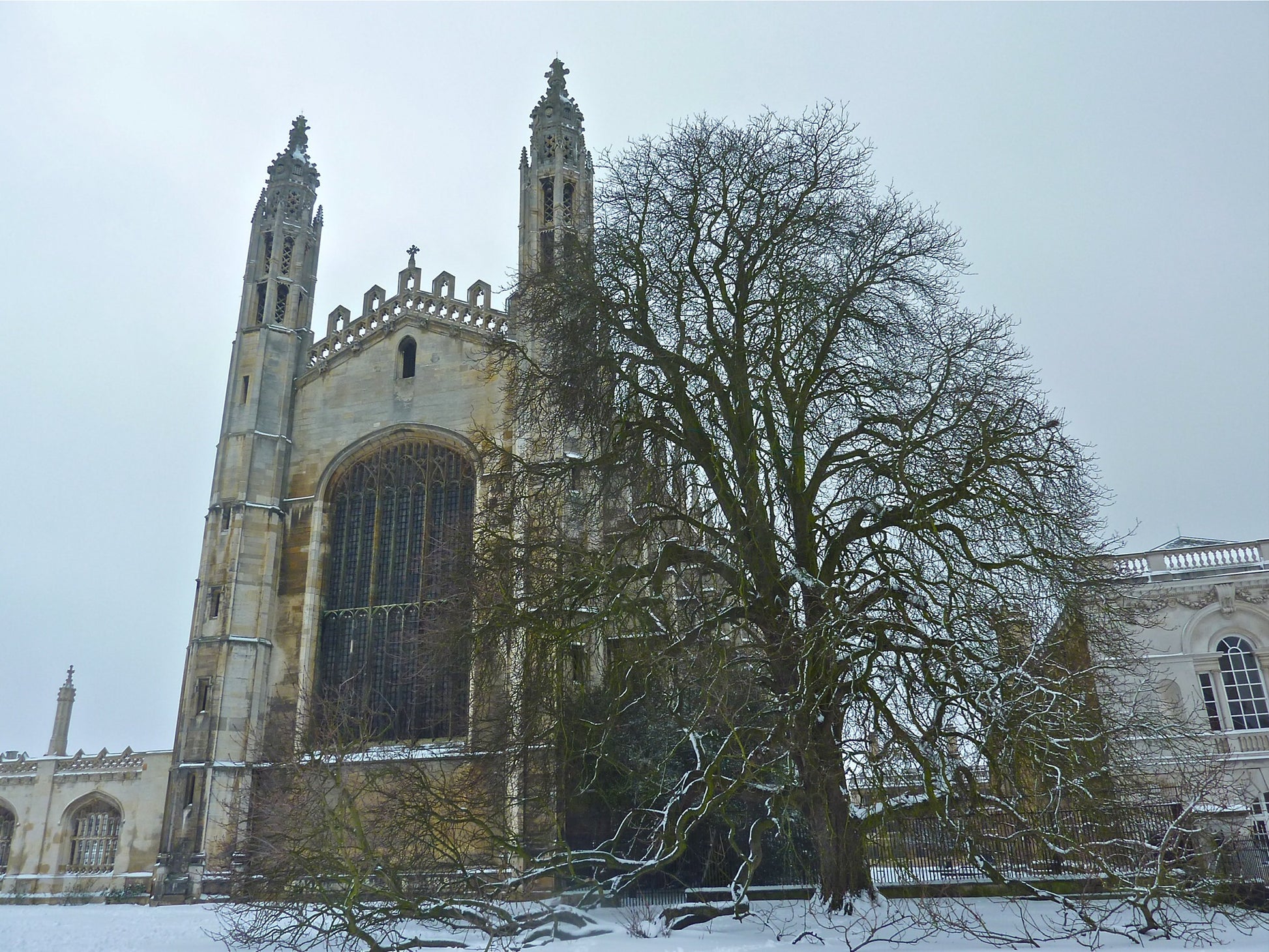 Kings College in the snow - SOLD - Pocket of Art Watercolour