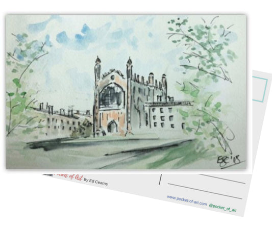 King's College summer view Postcard