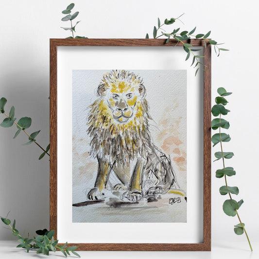 Lionel Lion - Pocket of Art Illustration