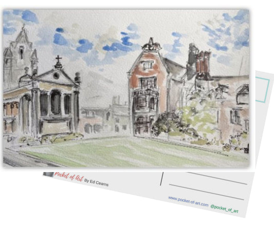 Pembroke College, Cambridge Postcard
