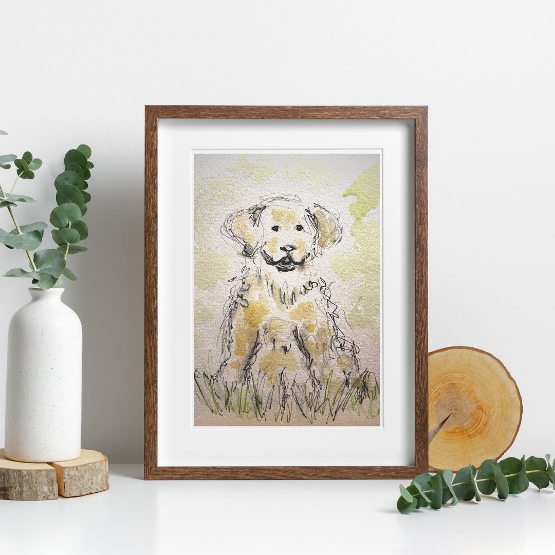 Petite Chien - Pocket of Art Illustration