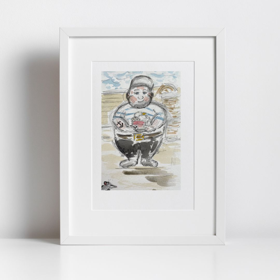 Pirate Rolly - Pocket of Art Illustration