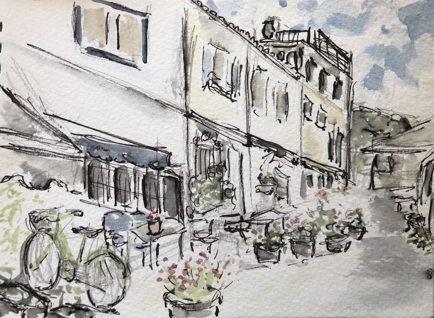 Spanish Lanes - Pocket of Art Watercolour