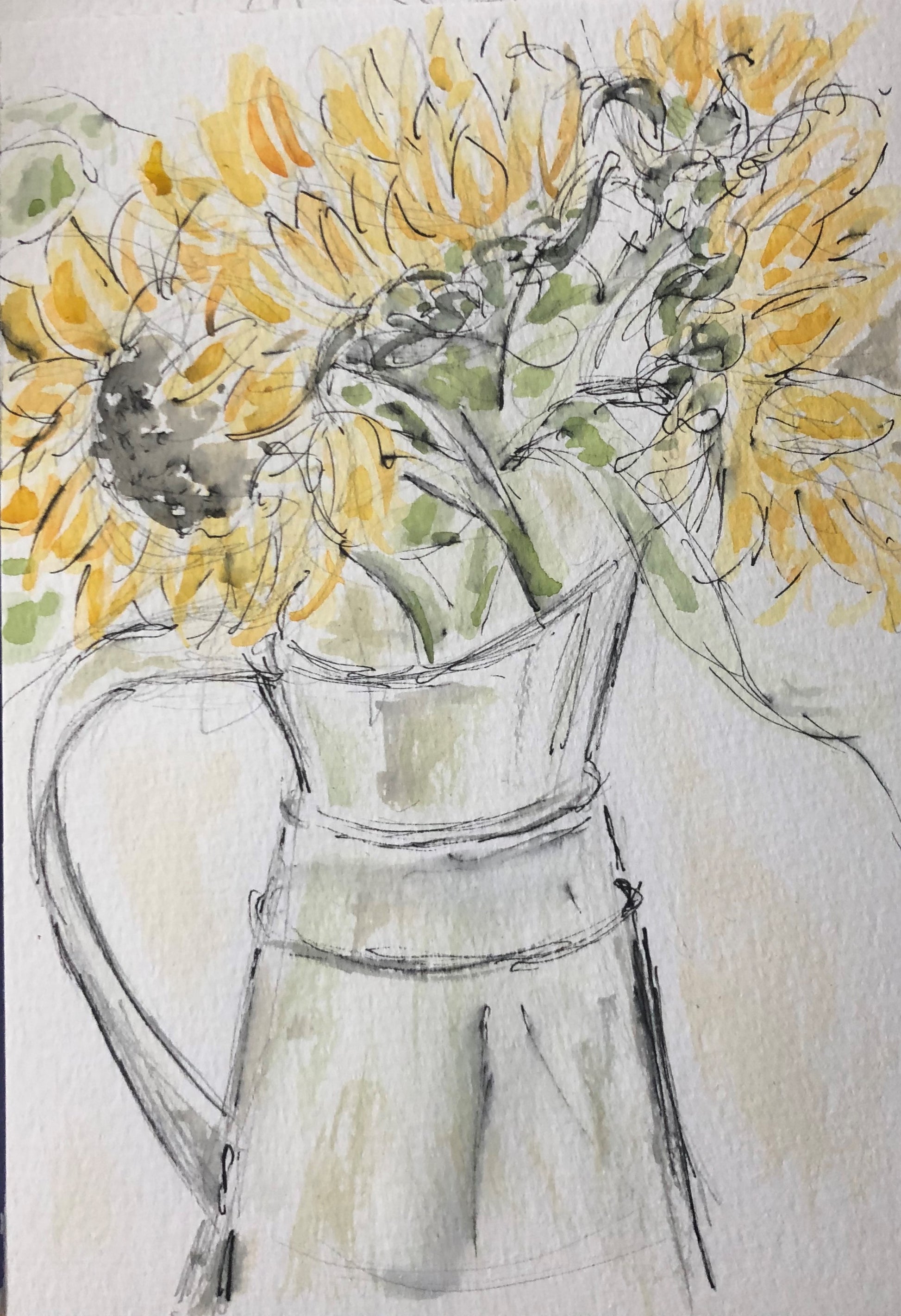 Sunflowers - Pocket of Art Watercolour