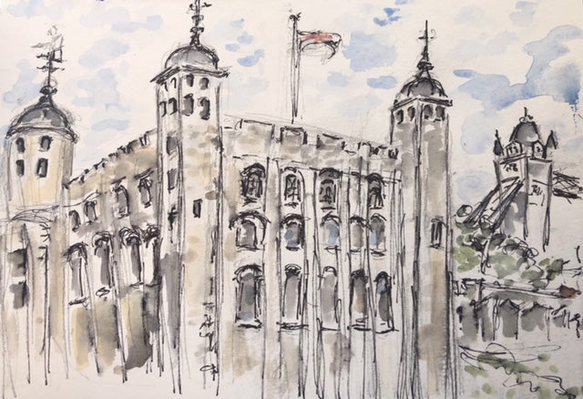 Tower of London - Pocket of Art Watercolour