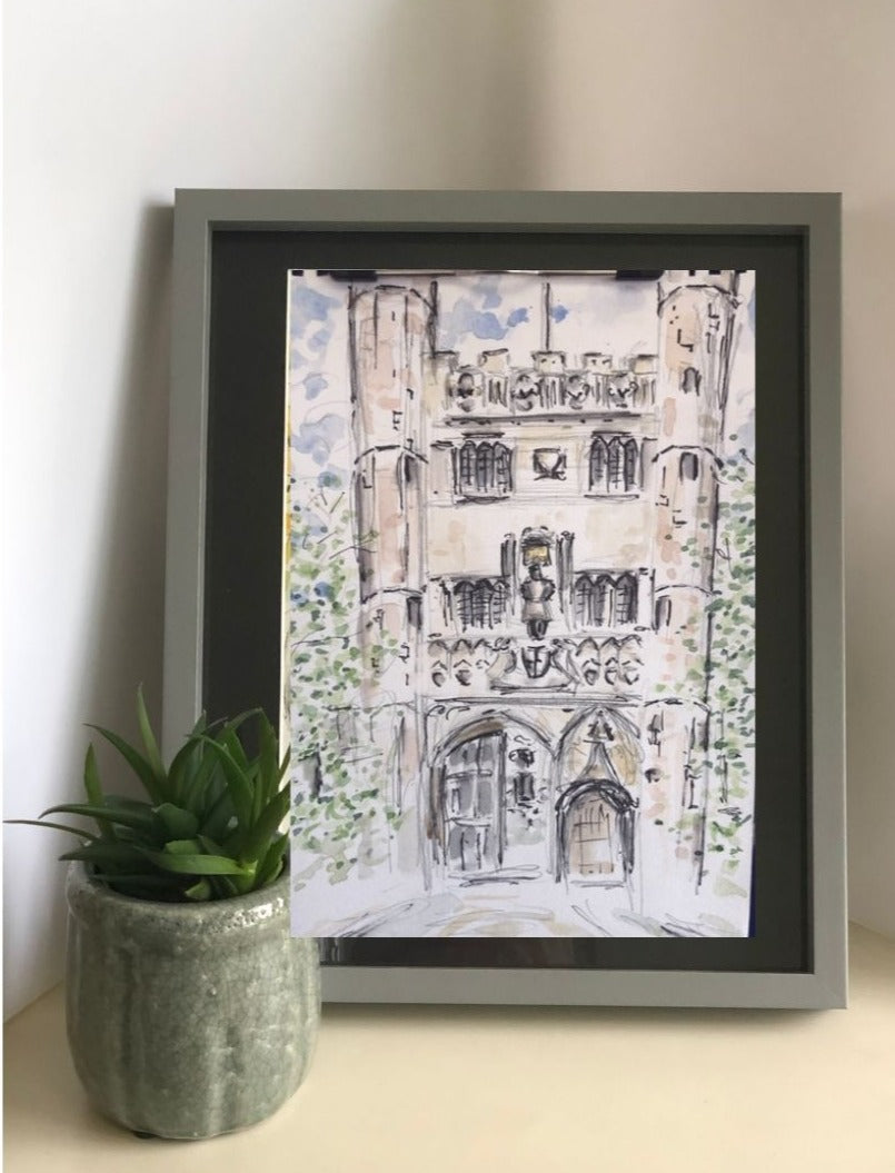 Trinity College Cambridge - SOLD - Pocket of Art Watercolour