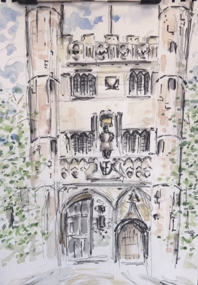 Trinity College Cambridge - SOLD - Pocket of Art Watercolour