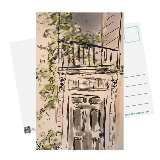 French Quarter House Postcard