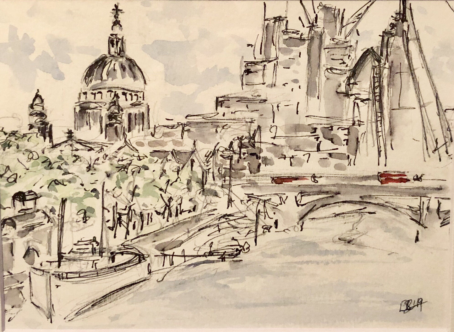 St Paul’s view from the Bridge - SOLD